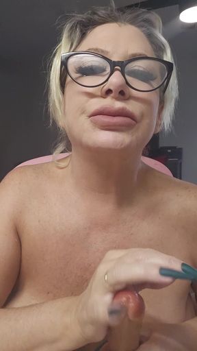 GILF Sucking and Talking