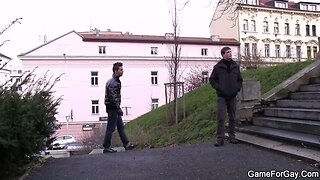 He seduces a stranger into gaysex