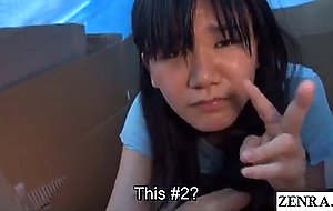 Homeless jav star sex for food in cardboard home