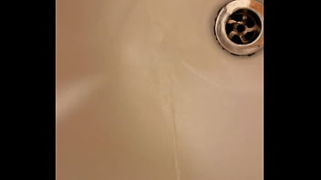 Desperate Pee in Sink