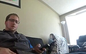 Str8 daddy taking care of his fat cock