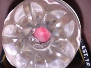 Hot Guy Cumming Alot Inside of Fleshlight While Moaning Loud - 4K