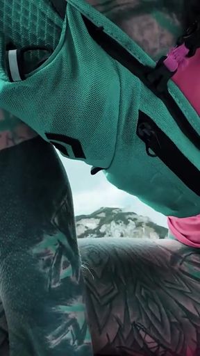 Epic moment from &quot;Tattooed Girl Fuck Passionate Outdoor Hiking and Cumshot&quot;