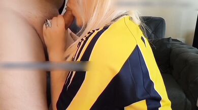 Blonde Milf Blowjob and Cumshot while Turkish Turbaned Cheating