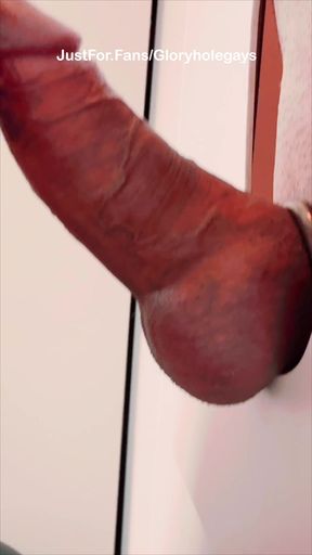 Bearded Daddy with Cock Ring Fucks Me Through the Hole, I Can Barely Breathe