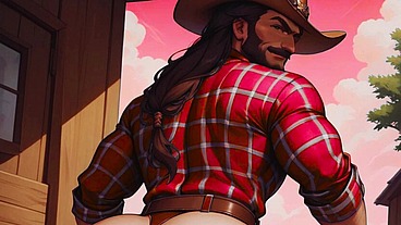 Hot hentai anime call-boys have gay orgy with old farmers with big dicks. Pinoy