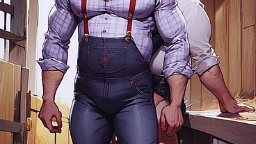 Hot hentai anime call-boys have gay orgy with old farmers with big dicks. Pinoy