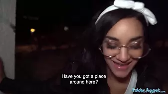 Public Porn Capri Lmonde is fucked hard over a washing machine by a huge cock