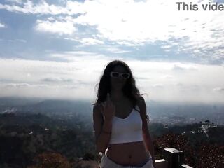 COMPLETE GIRLFRIEND EXPERIENCE: Sloppy Hollywood Sign Blowjob Aubry Babcock vol.49