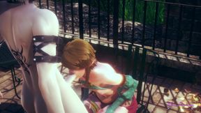 Zelda Yaoi Femboy - Link Blowjob (uncensored)