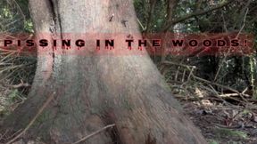 Pissing In The Woods- Starring Smokin Rose