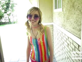 Babe Mackenzie Moss Gives Some Raw Love To A Coarse Rod!