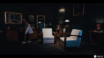 Lesbian Freeze Fetish - Brunette Latina Girl Stops Time And Pranks Coco Bae While Sucking Her Tits