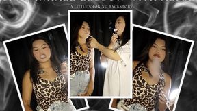 Snap Inhale Lesson with Alice and A Little Smoking Backstory- Collaboration of Smoking Tamtam x Alice for 1st time - Smoking Misty 120s - Audible