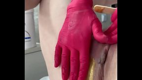 Brazilian wax for hairy pussy