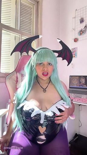 Morrigan Halloween Cosplay - Fart Domination and Ass Worship