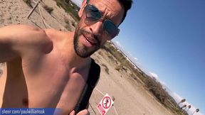 Gym Trainer Gets Naked On A Public Beach In Spain 6 Min