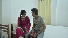 Sexy Indian Bhabhi Romantic Fuck Hot Sex In Hotel With Devar