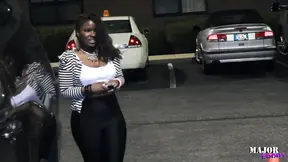 Major Rome recruits a busty ebony girl for a wild DP threesome.