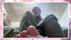 POV: You Worship and Cum on My Stinky Feet