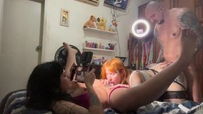 casal come ruivinha peituda gostosa.