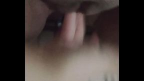 BITCH MASTURBATES TASTY SHOWS HER TASTY AND WET PUSSY FOR ME I COULDN'T RESIST AND CAME TO SHOW YOU SHE CUMS AND HAS FUN WITH HER FINGERS IN HER PUSSY THINKING ABOUT MY DICK