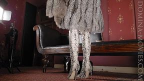 SMOKING - Fur and Python Boots - 01