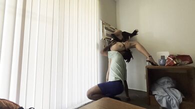 Latina gets impaled on BBC in a nun costume