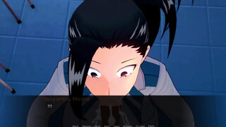 Momo Yaoyorozu loving her tutor's firm black fuck-stick