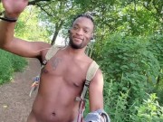 PUBLIC NUDE WALK Kennie Jai walks around naked and gets caught!