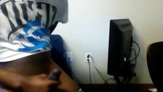 Black-Amateur Debutante - Ebony Teen FIRST VIDEO with POV Blowjob & Riding