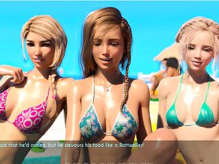 AWAM - gonna beach with viagra and sexy woman – super hardcore