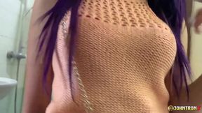 JohnTronX - Hardcore POV sex with a gorgeous petite amateur babe