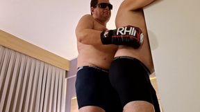 Cop Hitterboxer Giving Me Gutpunching