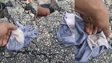 On The Waterfront Smelling Wife Dirty Panty