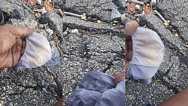 On The Waterfront Smelling Wife Dirty Panty