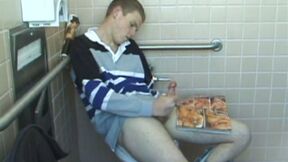 Christian Strokes Shaft In Toilet