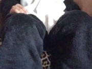 Tic tock and only fans panda suit lesbian playing with tits and cums