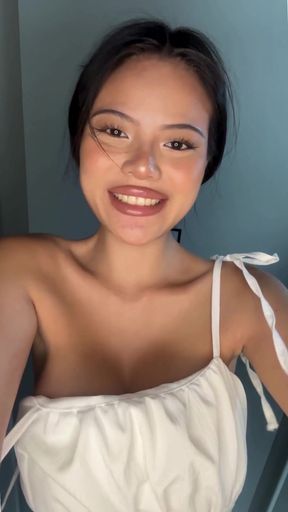 Slim solo babe shows off on OnlyFans