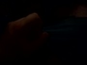 Sean jerking off in paking garage