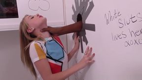 Hannah Hays Sucks Big Black Cock - Gloryhole