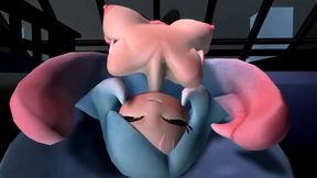 Hatterene Upside Down on the Bed - Facefuck