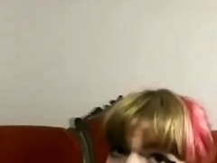 Cumbrain Amateur Dildo Blowjob With Face Close Up