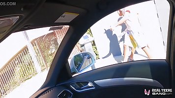 Latina cutie Ryder Rey flashing and fucking good