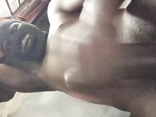 THICK CHOCOLATE AND EBONY RAMROD GETS IT VALUABLE WITH MASSAGE