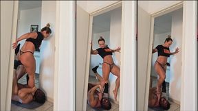 Throat Slave: I'm only fit to be stepped on