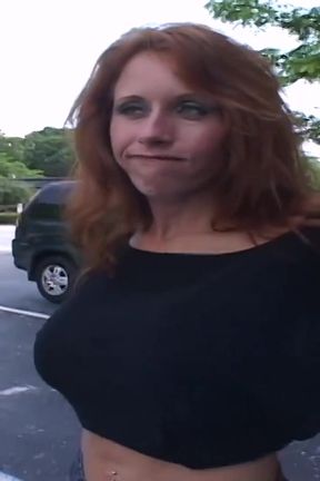 Flashing in Tampa with Huge Tit Robyn Foxx