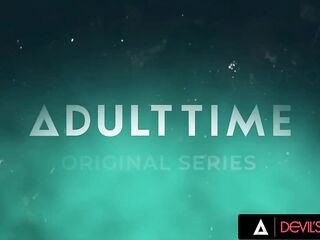 DEVILS T-GIRLS - Breathtaking Breasty Trans Gracie Jane Bangs With Cute Brunette hair Teen Aften Opal