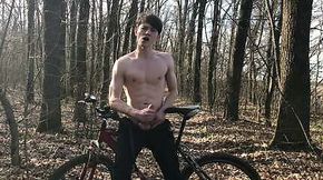 Horny Teenager and Hot trip by bicycle !