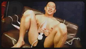 Akiho Nishimura tickled with toy rod and jizzed in her face